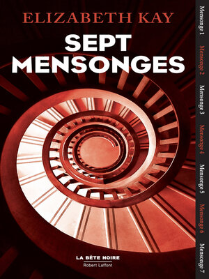 cover image of Sept mensonges